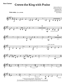 Crown the King with Praise - Bass Clarinet 
