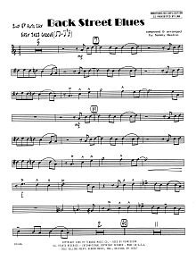 Back Street Blues - 2nd Eb Alto Saxophone 