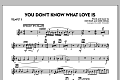 You Don't Know What Love Is - Trumpet 3