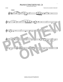 Piano Concerto No. 21 In C Major ("Elvira Madigan"), Second Movement Excerpt 