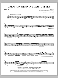 Creation Hymn In Classic Style - Violin 1