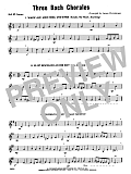 Three Bach Chorales - Cornet 2