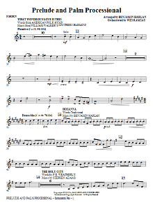 Prelude And Palm Processional - F Horn 