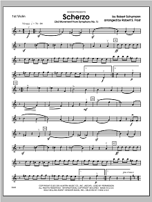 Scherzo (3rd Movement From Symphony No. 1) - Violin 1 