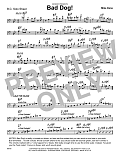 Bad Dog! - Sample Solo - Bass Clef Instr.