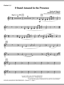 I Stand Amazed In The Presence - Bb Clarinet 1 & 2 