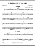 Three Courtly Dances - Percussion 2