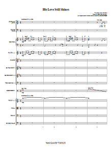 His Love Still Shines - Full Score 