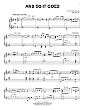And So It Goes [Jazz version]