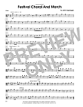 Festival Choral And March - Viola