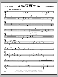 A Piece Of Cake - 3rd Bb Trumpet 