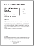 Mozart Symphony No. 40 (First Movement, K. 550) - Full Score