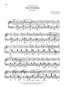 Nocturne in G minor, Op. 15, No. 3 