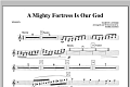 A Mighty Fortress Is Our God - Violin