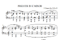 Prelude in C Minor, Op. 28, No. 20