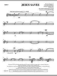 Jesus Saves - Violin 1 