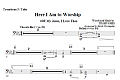 Here I Am To Worship with My Jesus, I Love Thee - Trombone 3 / Tuba