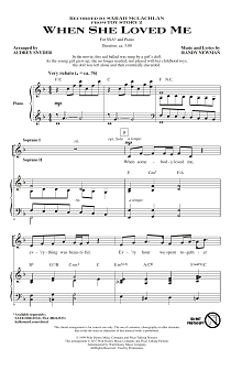 When She Loved Me (from Toy Story 2) (arr. Audrey Snyder) 