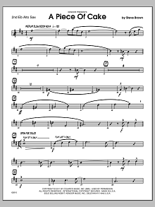 A Piece Of Cake - 2nd Eb Alto Saxophone 