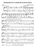 Rhapsody On A Theme by Gustav Holst - Piano