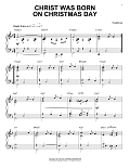 Christ Was Born On Christmas Day [Jazz version] (arr. Brent Edstrom)