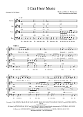 I Can Hear Music (arr. Val Regan)