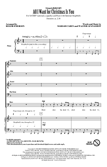 All I Want For Christmas Is You (arr. Roger Emerson) 