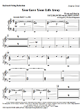 You Gave Your Life Away - Keyboard String Reduction