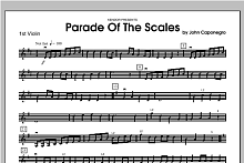 Parade Of The Scales - Violin 1 