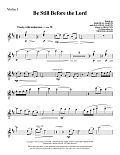 Be Still Before the Lord - Violin 1