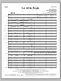 Let All The People - Full Score