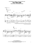 It's Too Late (arr. Kent Nishimura)