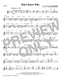 Don't Know Why (arr. Paris Rutherford) - Guitar