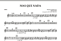 Mas Que Nada - Oboe