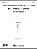 Two Mozart Canons - Full Score