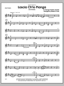 Lascia Ch'io Pianga (from Rinaldo) - Violin 2 