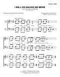 I Will Go Sailing No More (arr. Richard Hasty)