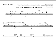 We Are Made For Praise - Timpani 