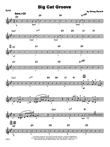 Big Cat Groove - Guitar 