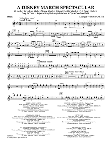 A Disney March Spectacular - Oboe 