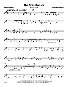 The Spin Doctor (Sweet Talkin') - 4th Bb Trumpet 