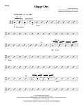 Happy Day (arr. Ed Hogan) - Drums
