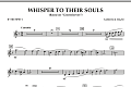 Whisper to Their Souls (based on "Greensleeves") - Bb Trumpet 1