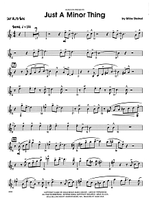 Just A Minor Thing - Bass Clarinet 1 & 2 