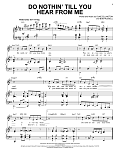 Do Nothin' Till You Hear From Me [Jazz version] (arr. Brent Edstrom)