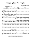 Everybody Have Fun Tonight (arr. Alan Billingsley) - Bass