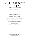 All Good Gifts - Bb Clarinet 1