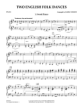 Two English Folk Dances - Piano
