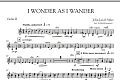 I Wonder As I Wander - Violin 2