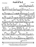 From A To Z - Eb Solo Sheet